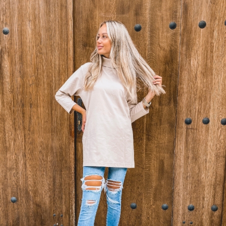 Oversize turtleneck premium