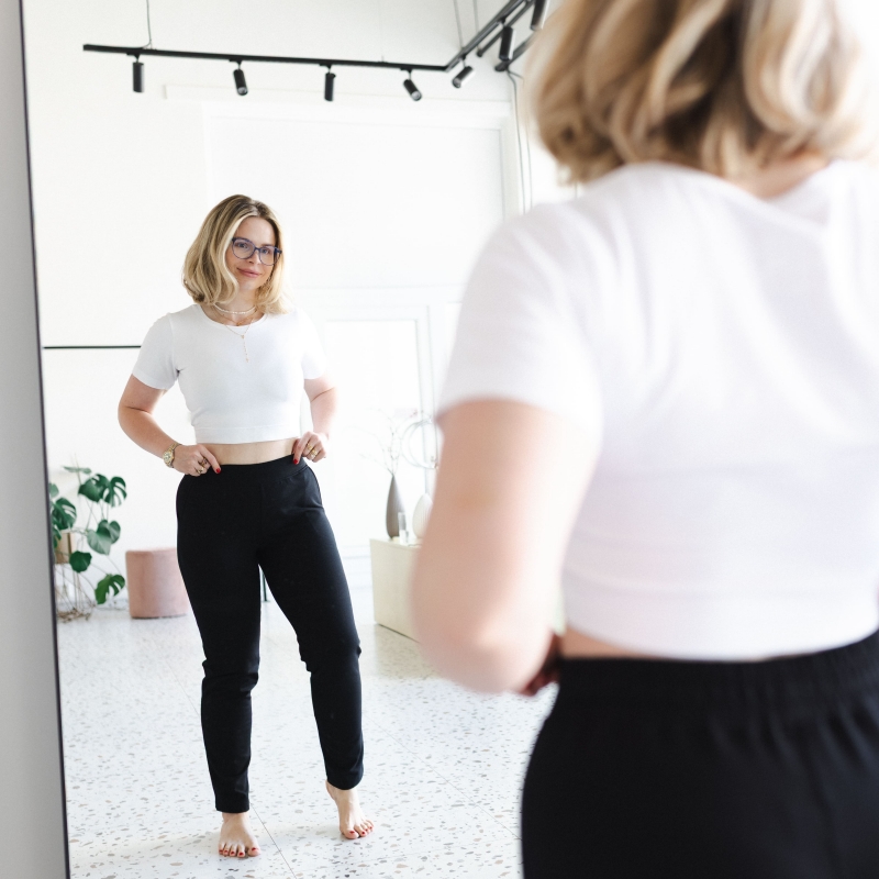 RE:NEW Crop top tričko