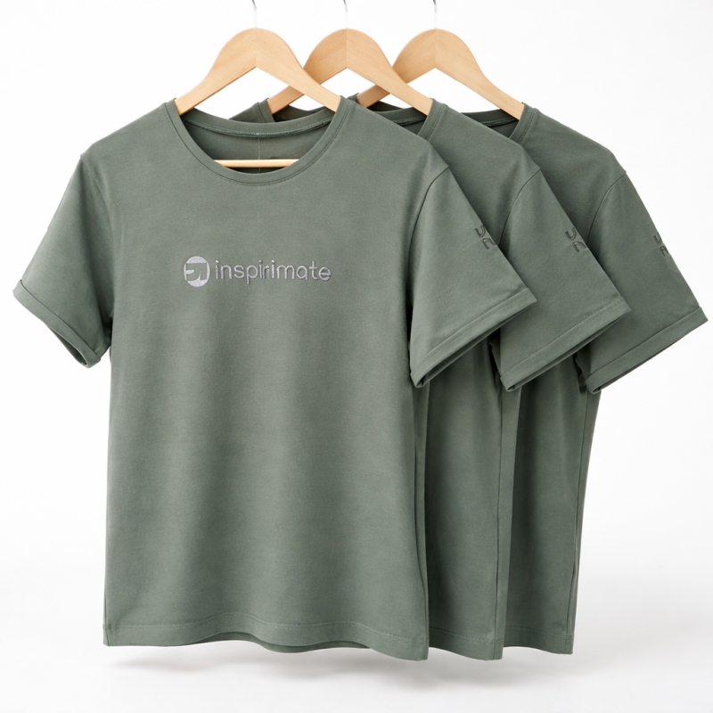 KINKA x INSPIRIMATE Herren Basic T-Shirt